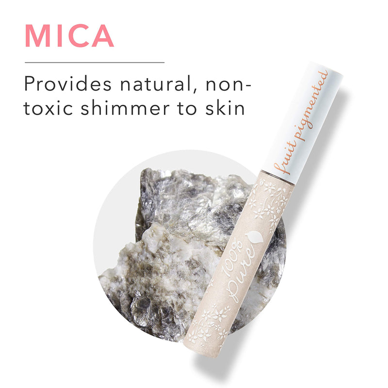 100% PURE Luminating Highlighter Creme, Northern Light, Liquid Highlighter Makeup w/ Natural Shimmer, Face Highlighter for Glowing Skin, Shimmery Finish (Cool w/ Pink-Blue Undertone) - 0.24 Fl Oz 100% PURE