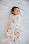 embé 2-Way Transition Swaddle Sack, 12-18 lbs, Diaper Change w/o Unswaddling, Arms in and Out, Legs in and Out Design, Warm Up or Cool Down 100% Cotton, 3-6 Months (Blush Blossom) embe Store