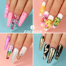 Nail Art Designs for Nails, Nail Foil Sticker, Nails Gems and Rhinestones, Nail Art Fruit Slices , Chunky Glitter, Nail Sequins Laser Star, Holographic Sparky Mixed Heart,Nail Decorations Teenitor
