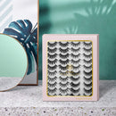 DYSILK 20 Pairs 6D Mink Eyelashes Faux Fluffy Wispy Dramatic False Eyelashes Long Handmade Natural Fake Eyelashes Volume Soft Reusable Lashes 4 Styles Mixed No Glue DYSILK