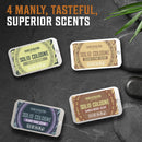 Viking Revolution 4 Pack Mens Solid Colognes Men 0.5 Oz - Men Solid Perfume with Cedar Wood, Clary Sage, Vetiver, Sandalwood Cologne for Men - Balm Cologne for Mens Cologne Balm Travel Cologne Wax Infinity Warehouse