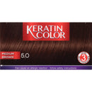 Schwarzkopf Keratin color permanent hair color cream, 5.0 medium brown Schwarzkopf