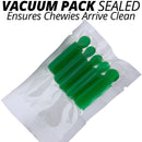 IXO Aligner Seater Chewies With Grip Handle for Invisalign Aligners, Mint Scent, with Resealable Bag (10PCs) (Green) IXO