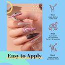 Beetles 20Pcs Gel Nail Polish Kit, with Glossy & Matte Top Coat and Base Coat- Girls Night Collection Popular White Nude Gray Glitters Soak Off Gel Polish Christmas Gift beetles Gel Polish