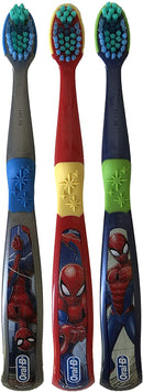 Marvel Avengers Bright Smile Oral Hygiene Bundles Turbo Powered Toothbrush, Brushing Timer and Mouthwash Rinse Cup. Plus Dental Gift Bag and Tooth Saver Necklace (4 Piece Manual, Spiderman) L&E Products