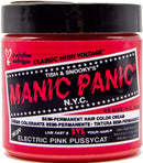 Manic Panic Electric Pink Pussycat Hair Dye - Classic High Voltage - Semi-Permanent Hair Color - Vibrant, Neon Pink Shade With Warm Orange Undertones Glows in Blacklight – Vegan, PPD & Ammonia-Free MANIC PANIC Store
