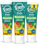Tom's of Maine Anticavity Kids Natural Toothpaste Variety Pack, Strawberry, Orange Mango, Watermelon Flavors, Kids Toothpaste with Fluoride, Safe for Ages 2 and Up, 5.1 oz (Pack of 3) Infinity Warehouse