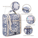 Hanging Travel Toiletry Bag Cosmetic Make up Organizer for Women and Men (Medium, Elephant) Narwey