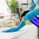 Chef's Star 16 Oz Glass Spray Bottles for Cleaning Solutions, Hair Spray, Plant Spray, Essential Oil or Alcohol Spray Bottle, Pack of 2, Blue Chef's Star Store