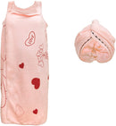 Towel Wraps for Women - Spa Bath Waffle Body Wrap with Adjustable Touch - BBMaxPro Microfiber Dress Towel (Large Pink) BBMaxPro