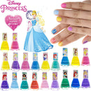 Townley Girl Disney Princess Castlebox Non-Toxic Peel-Off Nail Polish Set for Girls, Opaque Colors, Ages 3+ - 18 Pack Townley Girl Store