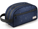 emissary Nylon Men's Toiletry Bag - Large Waterproof Shower Bag - Travel Toiletries Bag - Dopp Kitt for Men - Toiletry Bag for Men and Women - Shaving Bag for Men Travel (Blue Water-Resistant) emissary