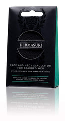 Dermasuri Beard Scrub and Body Scrub Mitt for Deep Exfoliation - Part of a Skincare Kit for Bearded Men - Cleanse Skin & Brush Away Ingrown Beard Hair - Shaving and Grooming Accessories for Men Dermasuri