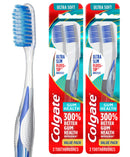 Colgate Gum Health Extra Soft Toothbrush for Sensitive Gums with Deep Cleaning Floss-Tip Bristles - 4 Count Colgate