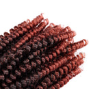 1 Pack Spring Twist Braiding Hair Spring Twists Bomb Twist Hair Synthetic Fiber Fluffy Twist Crochet Braids Low Temperature Twist Crochet Hair for Black Women Braiding Hair(8inch,T1B/350) Liyate Store