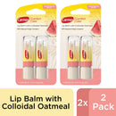 Carmex Comfort Care Lip Balm Stick with Colloidal Oatmeal in Watermelon Blast - 0.15 OZ, 2 Count (Pack of 2) Carmex