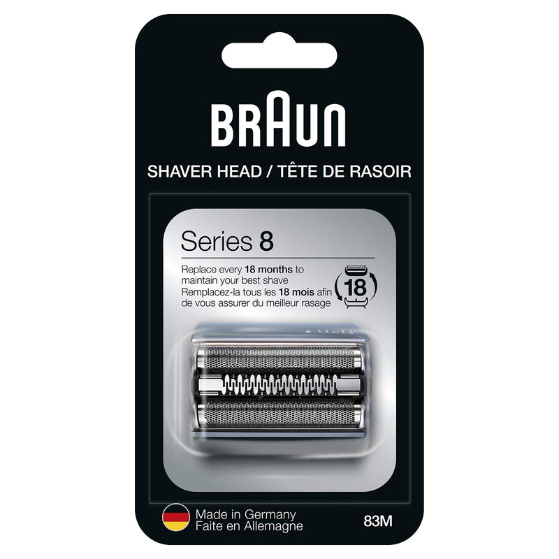 Braun Series 8 Electric Shaver Replacement Head - 83M - Compatible with Electric Razor 8370cc, 8340s, 8350s Braun