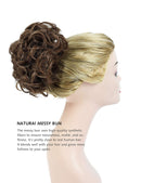 Yamel Messy Bun Scrunchie Chignon Hairpiece Updo Curly Bun Extension Combs in Messy Bun Hair Piece for Women Yamel