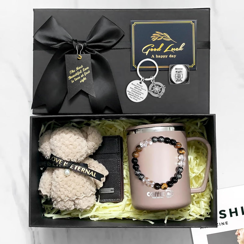 Birthday Gifts for Men, 7 Pack Personalized Gifts for Men, Best Dad Ever Gifts, Man Premium Gifts Box Ideas Set for Him, Dad Gifts,Gift for Husband, Brother, Son, Boyfriend, Coworker, Friend, Father