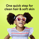 Suave Kids 3-in-1 Shampoo, Conditioner, Body Wash For Tear-Free Bath Time, Silly Apple, Dermatologist-Tested Kids Shampoo 3-in-1 Formula 40 oz Suave