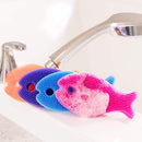 Innobaby Silicone Fish Bath Scrub - Blue Baby Toys & Gifts for Ages 0 to 3 Innobaby