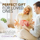 Cosmetasa Luxury Spa Gift Set for Women & Men - Relaxation Lavender Massage Oil, Citrus Coconut Massage Oil, Arnica Sore Muscle Massage Oil with Hot Stones, Roller Ball and Thumb Saver Massage Tools
