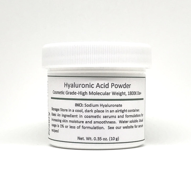 RESURRECTIONbeauty Hyaluronic Acid Serum Powder | High Molecular Weight Sodium Hyaluronate | Cosmetic Grade Hydrating Ingredient For Homemade Serums & Other Skin Care Products, 10 grams RESURRECTIONbeauty