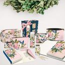 Small Zippered Pouch by Studio Oh! - Bella Flora - 4.5" x 3. 25" - Faux Leather Material with Full-Color Artwork & Cotton Lining - for Makeup, Pens, Chargers & More Studio Oh!