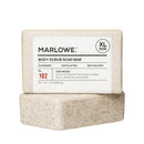 MARLOWE. No. 102 Body Scrub Soap 7 oz, Santal, Exfoliating Soap Bar with Shea Butter, Olive Oil & Green Tea Extracts, Cleanses, Smooths & Revitalizes Skin, Warm Amber, Spice & Citron Scent Infinity Warehouse
