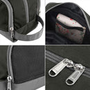 Travel Toiletry Bag Nylon, Gonex Dopp Kit Shaving Bag Toiletry Organizer Gray Gonex
