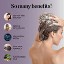 Advanced Biotin Shampoo and Conditioner Set - Thickening Sulfate and Paraben Free Shampoo and Conditioner for Hair Growth with Rice Water Black Castor Caffeine Collagen and Rosemary Oil Infinity Warehouse