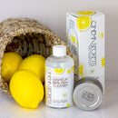 Makeup Brush Cleaner Pro Starter Kit 8oz+Tin, Lemon CINEMA SECRETS