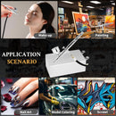 Ovaga 55PSI Ultra-Silent Airbrush Kit, Dual-Action Multi-Function Airbrush Set with Compressor for Painting Portable Air Brush Set for Cake Decoration Makeup Art Craft Nail Design Model Tattoo Infinity Warehouse