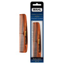Wahl Beard, Moustache, & Hair Pocket Comb for Men's Grooming - Handcrafted & Hand Cut with Cellulose Acetate - Smooth, Rounded Tapered Teeth - Model 3324 WAHL