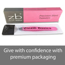 Tweezers – Surgical Grade Stainless Steel - Slant Tip for Expert Eyebrow Shaping and Facial Hair Removal – with Protective Pouch (Bubblegum Pink) Zizzili Basics