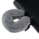 EARTHLITE Fitted Disposable Face Cradle Covers – Medical-Grade, Soft, Non-Sticking Massage Face Covers/Headrest Covers for Massage Tables & Massage Chairs, 50 Count EARTHLITE
