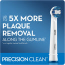Oral-B Precision Clean Electric Toothbrush Replacement Brush Heads Refill, 2ct Oral-B