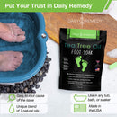 Daily Remedy Tea Tree Oil Foot Soak, Callus Remover Gel & Foot File- Complete 3-In-1 Foot Care Set For Calluses, Cracked Heels, Dry Skin, Foot Odor, Athlete’s Foot- Soothes & Repairs Feet- Made In USA DAILY REMEDY