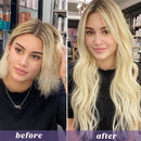 DOORES Blonde Hair Extensions Tape in Balayage Ash Blonde to Golden Blonde and Platinum Blonde 20pcs 50g 20 Inch Tape in Hair Extensions Human Hair Natural Real Hair Extensions Straight DOORES Store