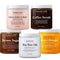 Majestic Pure Himalayan Scrub, Orange Scrub, Brown Sugar Scrub, Coffee Scrub, and Tea Tree Scrub Bundle – Foot and Body Scrub Package MAJESTIC PURE