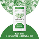 Schmidt's Baking Soda-Free Sensitive Skin Natural Deodorant for Women and Men, Jasmine Tea with 24 Hour Odor Protection, Aluminum Free, Vegan, Cruelty Free, 3.25 oz Schmidt's