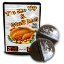 Tie Me Up and Stuff Me Turkey Bath Bombs - XL Root Beer Fizzers for Adults - Handcrafted, Made in America, 2 Count Gears Out