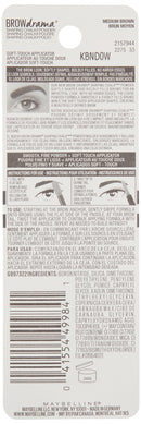 Maybelline New York Brow Drama Shaping Chalk Powder, Medium Brown, 0.035 fl. oz. Maybelline New York