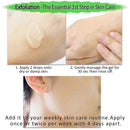 Facial Peeling Gel, Exfoliant for Dry and Flaky Skin, Non-Scrub Exfoliation Removes Dead Skin Cells & Unclog Pores on Face & Body Revealing Radiant Skin, For All Skin Types,150 ml/5 fl oz Care me