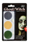 Mehron Makeup Tri-Color Halloween Makeup Palette (Ghoul/Witch) Mehron