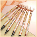 EYESEEK 3PCS Liquid Eyeliner,Waterproof Eyeliner No-Skip Eye Liner,Smudge Proof & Long Lasting Champagne Brown Black Eyeliner Pen Set,Go on Smooth,Cruelty-free & Vegan EYESEEK