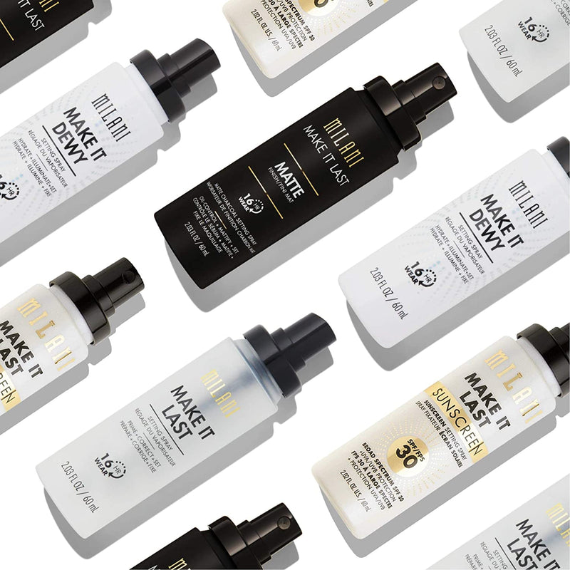 Milani Setting Spray - Make It Last, Make It Dewy, and Make It Last Matte Provide Hydration, Tone Correcting, and Matte Finish, Three Setting Sprays For Long-lasting Wear Milani Store