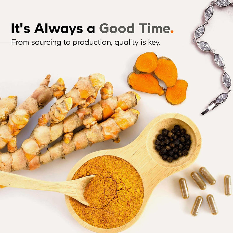 Codeage Organic Turmeric Supplement - 95% Curcumin Extract Pills - Liposomal Fermented Botanical Blend Black Pepper, Ashwagandha, Ginger, Stephania, Boswelia, Cumin, Digestive Bitters - 90 Capsules Infinity Warehouse