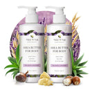 Moisturizing Body Lotion for Dry, Sensitive Skin by Tree To Tub - pH 5.5 Balanced Lavender Lotion for Men & Women with Shea Butter, Cocoa Butter 8.5oz (2 Pack) Tree to Tub
