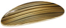 Parcelona French Oval Grey Beige Celluloid Acetate Automatic Hair Clip Barrette Parcelona